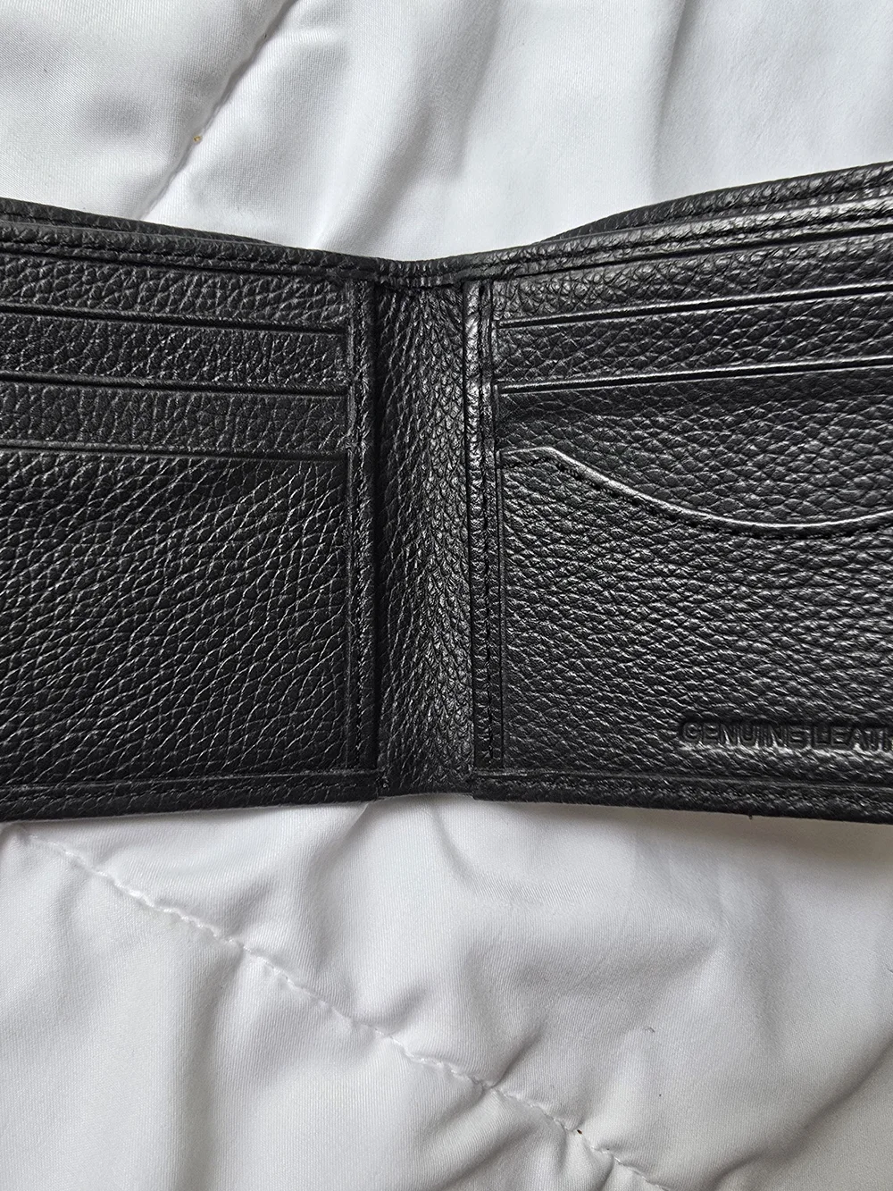 Harley Davidson Black Skull Leather Bifold Wallet